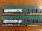 8GB (2x4) SK Hynix DDR4 geheugen PC4-2400T-ED1-11, Verzenden, DDR4, 8 GB, Zo goed als nieuw