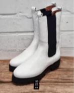 DWARS - Leren biker chelsea boots maat 42 - Nieuw €129 DWRS, DWRS, Wit, Lage of Enkellaarzen, Nieuw