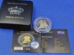 (10066) ST. HELENA UNA & LION 2021 GOLD BLACK RUTHENIUM 1 Oz, Ophalen of Verzenden, Setje, Zilver