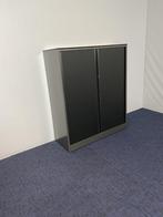 1 x Roldeurkast Ahrend, antraciet/zwart, H 142 x B 120 cm., Gebruikt, Ophalen