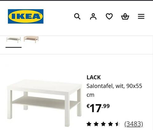 Te koop IKEA salontafel wit helemaal nieuw, Huis en Inrichting, Tafels | Salontafels, Nieuw, Rechthoekig, Ophalen