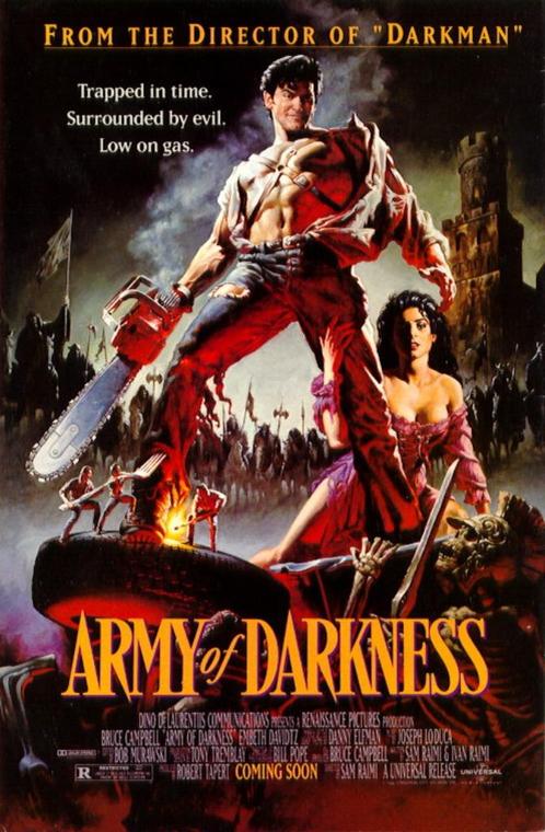 Sam Raimi - 'Army of Darkness' (import, regio 1), Cd's en Dvd's, Dvd's | Horror, Zo goed als nieuw, Vampiers of Zombies, Vanaf 16 jaar