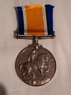 "The Queen's Regiment" zilveren WO1 Engelse medaille, Ophalen of Verzenden, Landmacht, Engeland, Lintje, Medaille of Wings