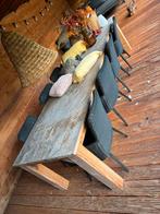 4 Tuinstoelen, Gebruikt, 100 tot 150 cm, Teakhout, 200 cm of meer