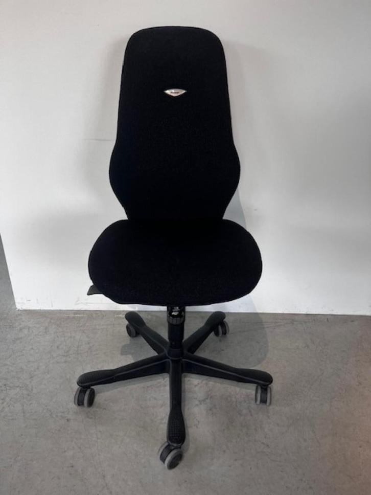 Kinnarps, freefloat 6000 ergonomische bureaustoel, Huis en Inrichting, Bureaustoelen, Gebruikt, Bureaustoel, Zwart, Ergonomisch