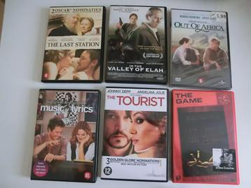 6 DVD’s allerlei beschikbaar voor biedingen