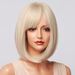 Platinum Blonde Bob Pruik Haren Blond Haar Dames Vrouwen, Sieraden, Tassen en Uiterlijk, Uiterlijk | Haarverzorging, Verzenden