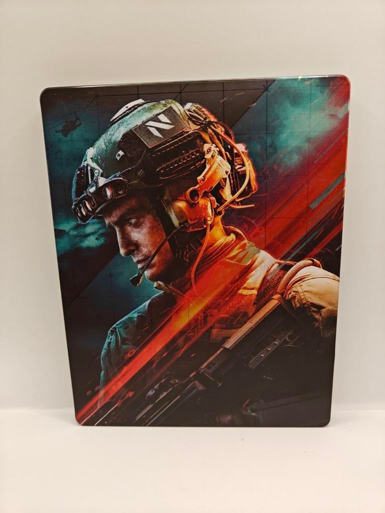 Battlefield 2042 steelcase + game playstation 4, Ophalen of Verzenden