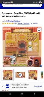 Sylvanian bakery shop starterset, Ophalen, Zo goed als nieuw, Poppenhuis