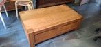 massief eikenhouten salontafel, Huis en Inrichting, Tafels | Salontafels, Ophalen, Gebruikt, 100 tot 150 cm, 50 tot 100 cm
