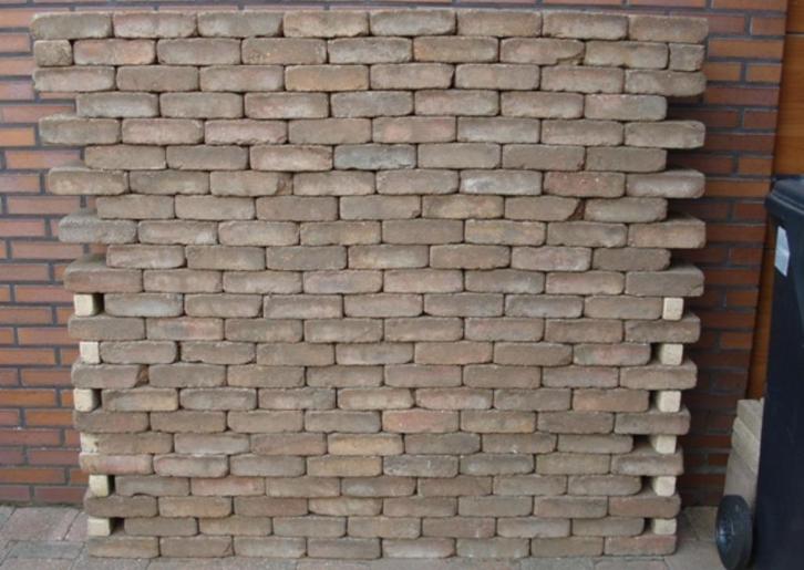 7 m2 cobblestones 20x20x6 cm getrommeld eenzijdig gebruikt, Tuin en Terras, Tegels en Klinkers, Gebruikt, Klinkers, Keramiek, 5 tot 10 m²
