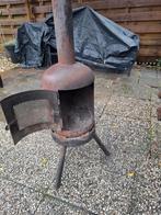 Houtkachel met pijp - Tuinkachel, Ophalen, Gebruikt