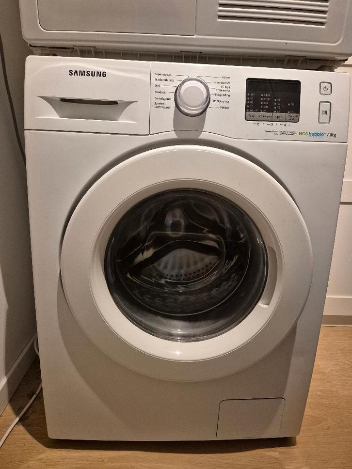 Wasmachine Samsung EcoBubble 7Kg, Witgoed en Apparatuur, Wasmachines, Zo goed als nieuw, Voorlader, 6 tot 8 kg, 85 tot 90 cm, 1200 tot 1600 toeren