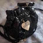 Guess Armband + Laktasje - Amper Gedragen, Staal, Met bedels of kralen, Zwart, Ophalen of Verzenden