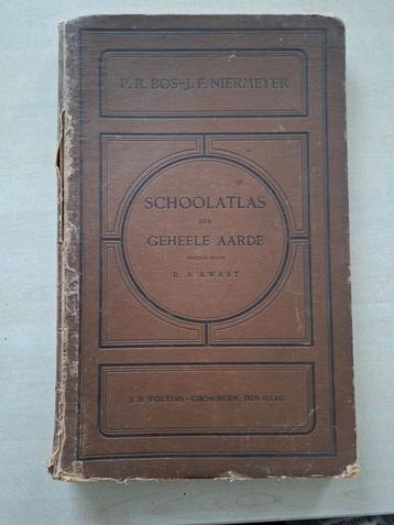 Oude Schoolatlas 1927 - Bos-Niemeyer beschikbaar voor biedingen