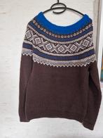 Noorse wollen trui maat M, Verzenden, Zo goed als nieuw, Maat 38/40 (M), Bruin