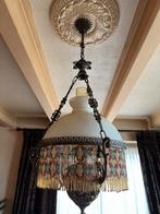 Vintage Hanglamp met Kralen, Ophalen, Gebruikt, Glas, 50 tot 75 cm