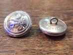 oude zilverkleurige knoop, Belgische landmacht, jaren 40-50, Ophalen of Verzenden