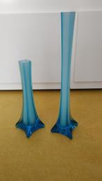 Murano vazen, Huis en Inrichting, Woonaccessoires | Vazen, Blauw, Ophalen of Verzenden, Minder dan 50 cm, Glas
