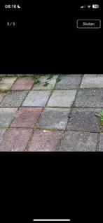 Stoeptegels stoep stenen beton tegels kleine stenen, Tuin en Terras, Tegels en Klinkers, Ophalen, Gebruikt, Beton, Terrastegels