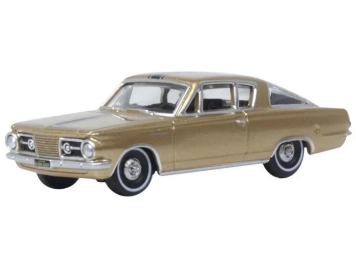 Plymouth BARRACUDA 1965 BRONS, Hobby en Vrije tijd, Modelauto's | 1:87, Nieuw, Auto, Overige merken, Ophalen of Verzenden