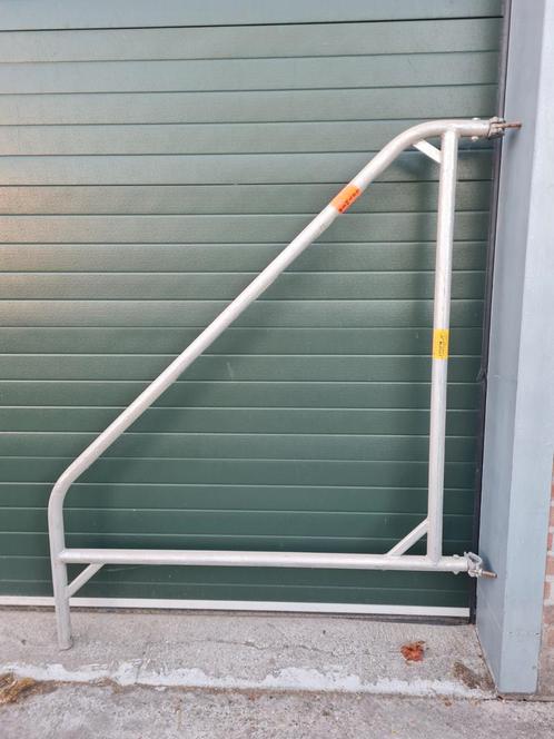 Layher stabilisator, aluminium buis 48,3 mm, Doe-het-zelf en Verbouw, Steigers, Gebruikt, Gevelsteiger, Minder dan 2 meter, Ophalen