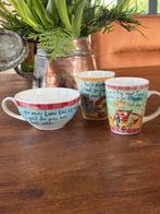 3 mokken Born to Shop . Johnson Brothers, Gebruikt, Ophalen of Verzenden, Overige stijlen, Kop(pen) en/of Schotel(s)