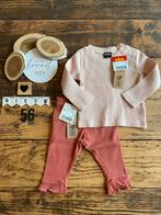 Baby girl setje shirtje licht roze, broekje roze wibra 56, Kinderen en Baby's, Babykleding | Maat 56, Meisje, Nieuw, Ophalen of Verzenden