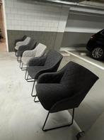 6 Riviera Maison stoelen met armleuning - grijs, Huis en Inrichting, Stoelen, Ophalen, Zo goed als nieuw, Metaal, Vijf, Zes of meer stoelen