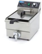 Profi Frituurpan - 10 L - 1 Mand - met Tapkraan, 4 liter of meer, Ophalen of Verzenden, Zo goed als nieuw