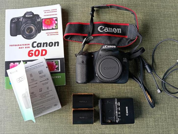 Canon EOS 60D Body - Spiegelreflexcamera, Audio, Tv en Foto, Fotocamera's Digitaal, Gebruikt, Spiegelreflex, Canon, Geen optische zoom