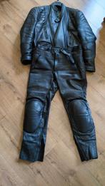 Klassiek zwart Leren motorpak India maat 58/56, Ophalen of Verzenden, Tweedehands, Combipak