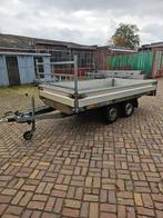 Hapert plateauaanhanger 335x180cm stalen bodem, Ophalen, Gebruikt, ., Hapert