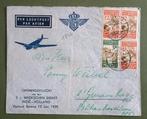 Luchtpostbrief Indië 1935 Openingsvlucht Indië- Nederland, Postzegels en Munten, Brieven en Enveloppen | Nederland, Verzenden