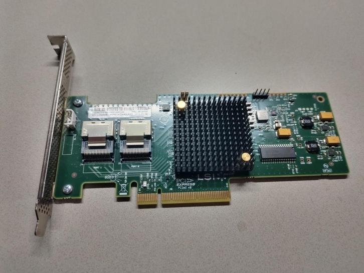 LSI 9240-8i SAS/SATA HBA Controller IT mode, Computers en Software, Harde schijven, Gebruikt, Intern, SATA, Ophalen of Verzenden