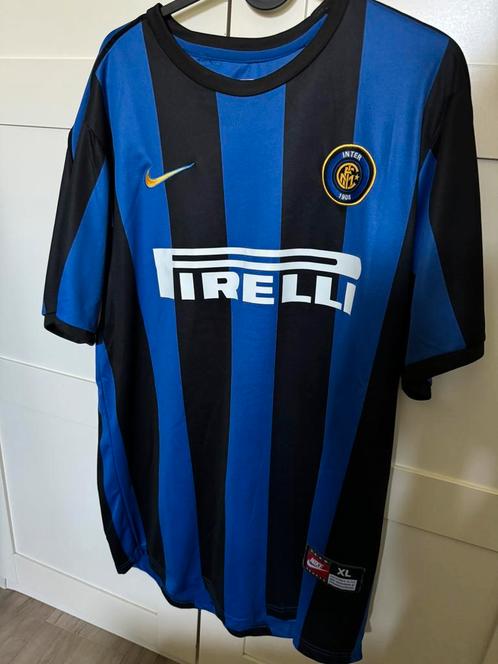 Inter Milan retro shirt Vieri, Sport en Fitness, Voetbal, Zo goed als nieuw, Shirt, Maat XL, Ophalen of Verzenden