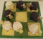 Boter kaas en eier bordje  schaap Paolo Chiari, Ophalen, Zo goed als nieuw, Beeldje of Figuurtje