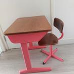 Vintage kinderbureau met stoel, Ophalen, Gebruikt, Bureau