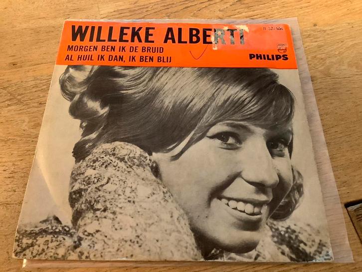 Willeke Alberti - Morgen ben ik de bruid -, Cd's en Dvd's, Vinyl Singles, Gebruikt, Single, Nederlandstalig, 7 inch, Ophalen of Verzenden