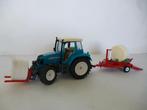Siku Fendt Farmer 412 met Taarup balenwikkelaar 3861  1:32, Ophalen, Gebruikt, Tractor of Landbouw, SIKU