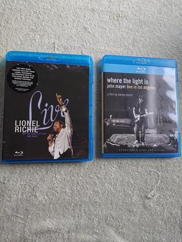 2xBluRay - Lionel Richie & John Mayer beschikbaar voor biedingen
