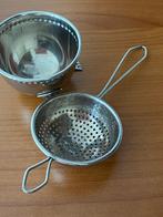 Theezeefje met lekbakje vintage, Ophalen