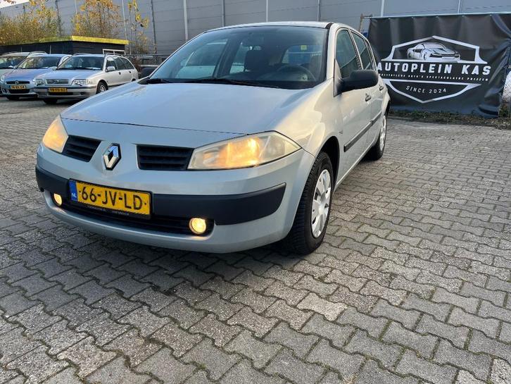 Renault Mégane 1.4 16V 2002 Grijs, Auto's, Renault, Bedrijf, Mégane, ABS, Airbags, Boordcomputer, Centrale vergrendeling, Cruise Control