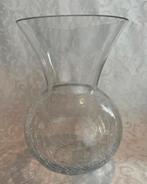 Prachtige sjieke craquelé vaas van 28,5 cm groot., Overige kleuren, Ophalen of Verzenden, Minder dan 50 cm, Glas