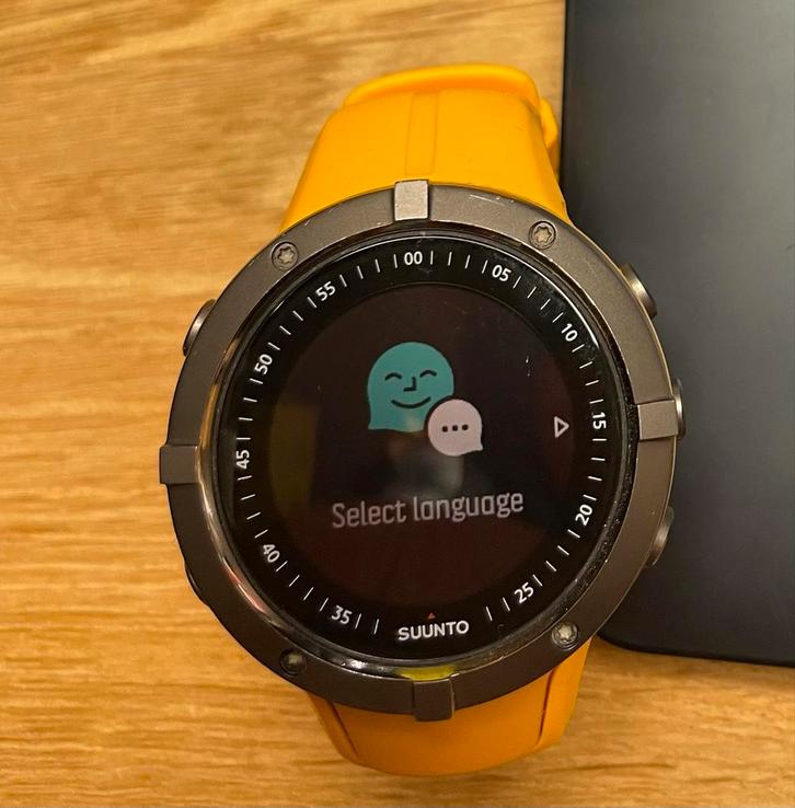 Suunto Spartan Trainer Wrist HR 2.5 - GPS Sporthorloge, Sieraden, Tassen en Uiterlijk, Smartwatches, Gebruikt, Android, Geel, Afstand