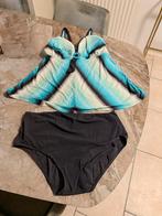Badpak ( tankini ) met blauwe strepen sunflair maat 42, Blauw, Badpak, Ophalen of Verzenden, Zo goed als nieuw