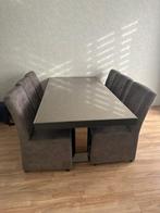 Spiegeltafel + eetstoelen, Huis en Inrichting, Complete inboedels, Ophalen