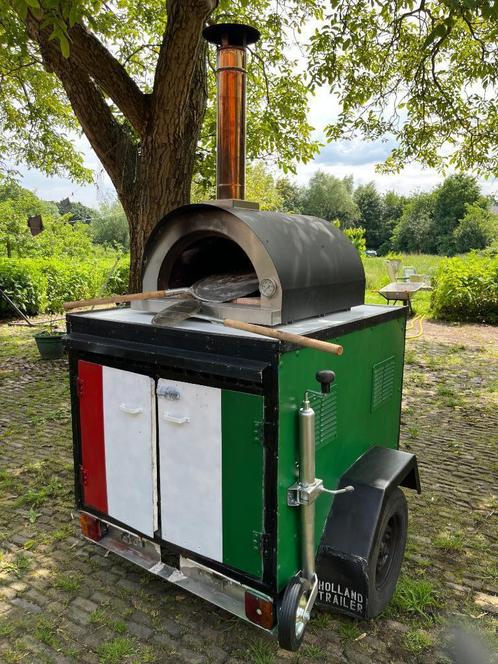 Pizza oven pizzaoven te huur huren op aanhanger, Tuin en Terras, Pizzaovens, Zo goed als nieuw, Ophalen of Verzenden