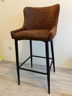 barkruk met rugleuning, Huis en Inrichting, Barkrukken, Ophalen, Gebruikt, Met voetsteun, 60 tot 90 cm