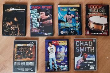 Drum-DVD's Chad Smith, Dennis Chambers, George Kollias e.a. beschikbaar voor biedingen